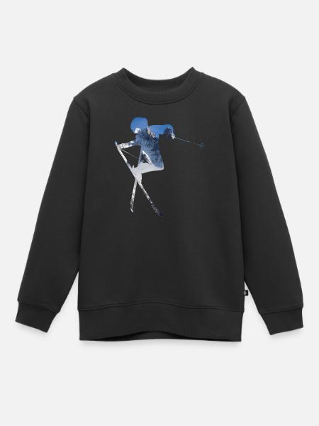 SKI CHAMONIX AIGUILLE VERTE - Kinder Premium Organic Sweatshirt - Schwarz