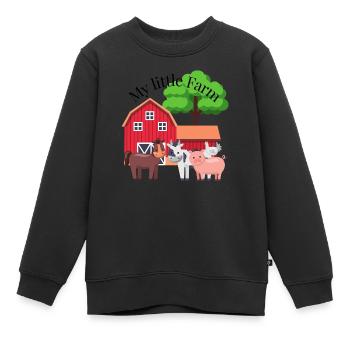 Dictons de bébé Vêtements pour bébés Vêtements pour enfants - Sweat Premium enfant bio - noir - Devant - AI Model Kid Female (0cm)
