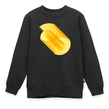 Unendliche Rolle - Kinder Premium Organic Sweatshirt - Schwarz - Vorne - AI Model Kid Female (0cm)