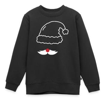 Originelles Weihnachtsgeschenk - Kinder Premium Organic Sweatshirt - Schwarz - Vorne - AI Model Kid Female (0cm)