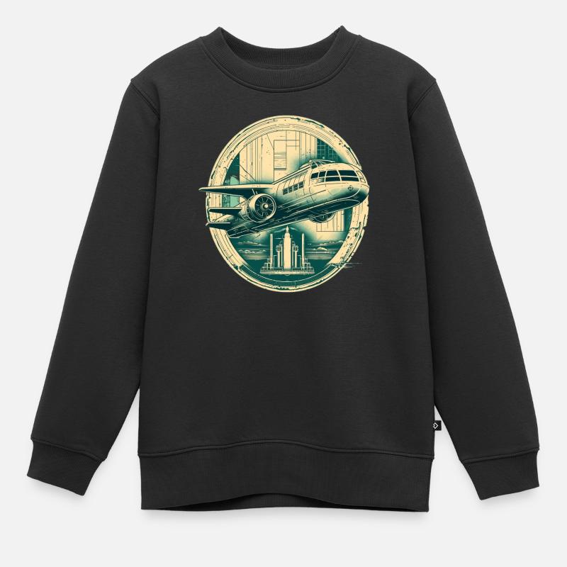 Air 30 - Sweat Premium enfant bio - noir