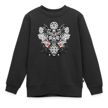 Traditionelles deutsches Motiv 3 - Kinder Premium Organic Sweatshirt - Schwarz - Vorne - AI Model Kid Female (0cm)