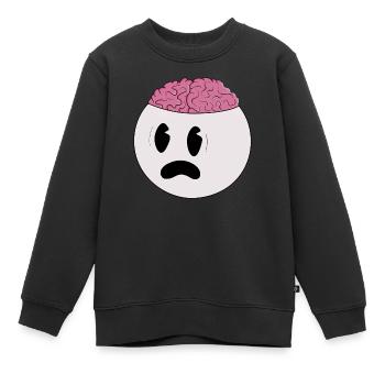 Vintage-Karikatur - Kinder Premium Organic Sweatshirt - Schwarz - Vorne - AI Model Kid Female (0cm)
