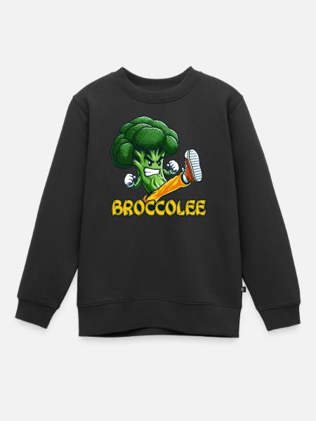 Brocco Lee - Sweat Premium enfant bio - noir