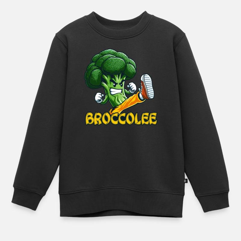 Brocco Lee - Sweat Premium enfant bio - noir
