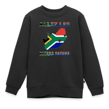 Allez LES BAFANA BAFANA Maillot de Pied - Sweat Premium enfant bio - noir - Devant - AI Model Kid Female (0cm)