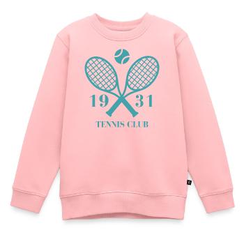 1931 Tennis Club - Kids Premium Organic Sweatshirt - rose - Front - AI Model Kid Female (0cm)