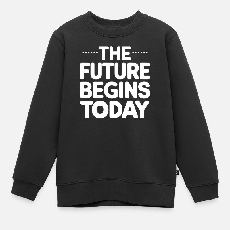 Retour à l’école - Sweat Premium enfant bio - noir