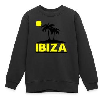 Ibiza - Sweat Premium enfant bio - noir - Devant - AI Model Kid Female (0cm)