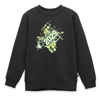 Style 2029 - Kinder Premium Organic Sweatshirt - Schwarz - Vorne - AI Model Kid Female (0cm)