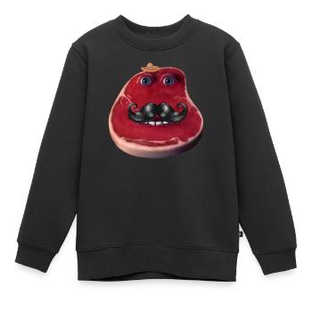 Spanish Ei Ei Ei Tiktok meme lustig baby party - Kinder Premium Organic Sweatshirt - Schwarz - Vorne - AI Model Kid Female (0cm)
