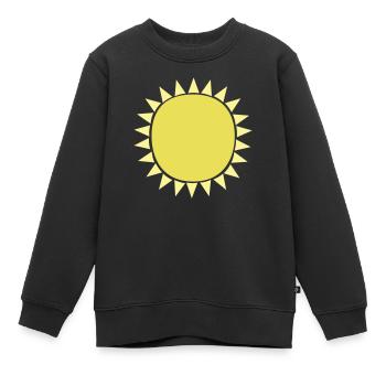 Soleil Soleil - Sweat Premium enfant bio - noir - Devant - AI Model Kid Female (0cm)