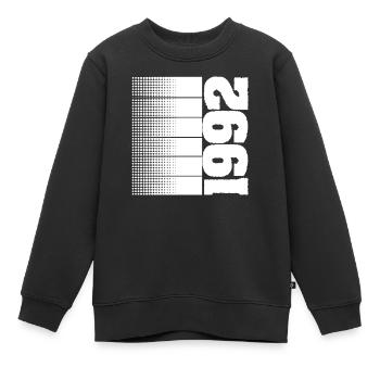 Hobby 1992 - Kinder Premium Organic Sweatshirt - Schwarz - Vorne - AI Model Kid Female (0cm)