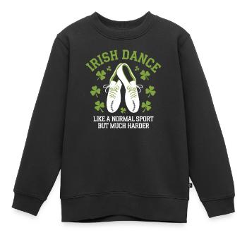 Die Kunst des Irish Dance - Kinder Premium Organic Sweatshirt - Schwarz - Vorne - AI Model Kid Female (0cm)