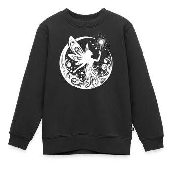 Fee - Kinder Premium Organic Sweatshirt - Schwarz - Vorne - AI Model Kid Female (0cm)