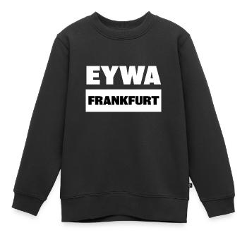 EYWA FRANKFURT - Kinder Premium Organic Sweatshirt - Schwarz - Vorne - AI Model Kid Female (0cm)