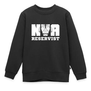 NVA reservist DDR Ostdeutschland Geschenk Ossi - Kinder Premium Organic Sweatshirt - Schwarz - Vorne - AI Model Kid Female (0cm)