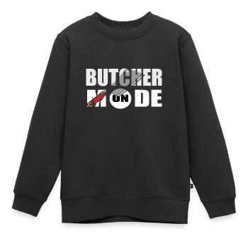 Fleischer Metzger Schlachter - Kinder Premium Organic Sweatshirt - Schwarz - Vorne - AI Model Kid Female (0cm)