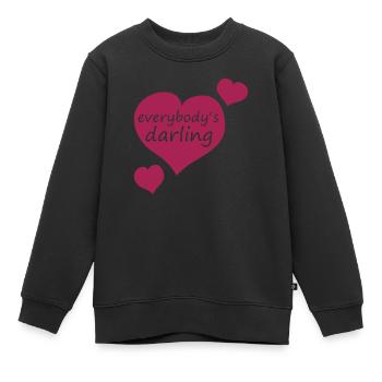 everybodys darling - Kinder Premium Organic Sweatshirt - Schwarz - Vorne - AI Model Kid Female (0cm)