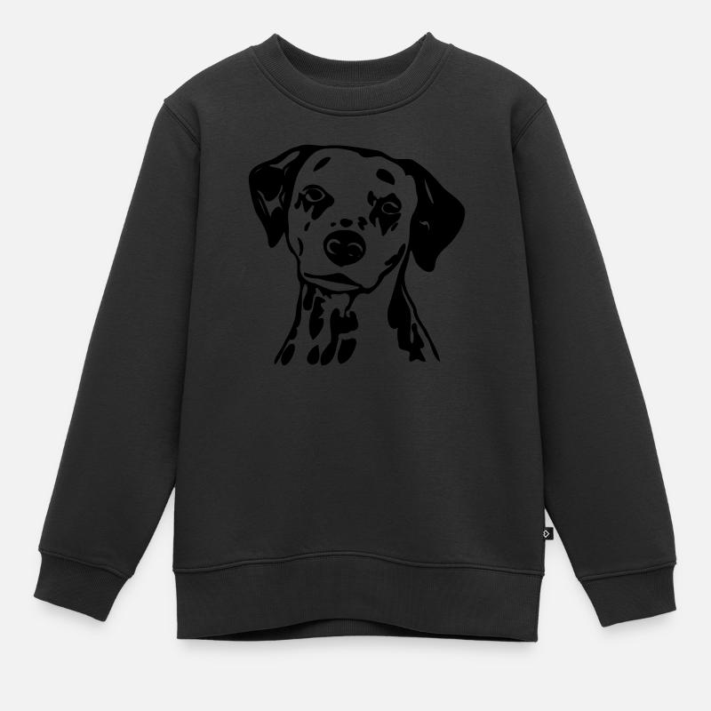 dalmatiner_hund - Sweat Premium enfant bio - noir