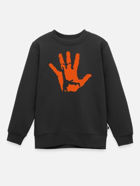 Haupt-Capoeira - Kinder Premium Organic Sweatshirt - Schwarz