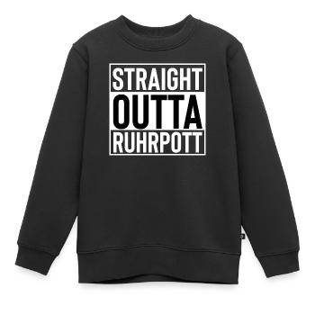 Ruhrpott - Kinder Premium Organic Sweatshirt - Schwarz - Vorne - AI Model Kid Female (0cm)