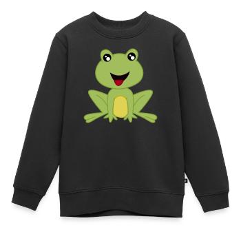 Mignone Reinette - Kinder Premium Organic Sweatshirt - Schwarz - Vorne - AI Model Kid Female (0cm)