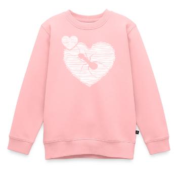 Ant my ant colony "I love ants" - Kids Premium Organic Sweatshirt - rose - Front - AI Model Kid Female (0cm)