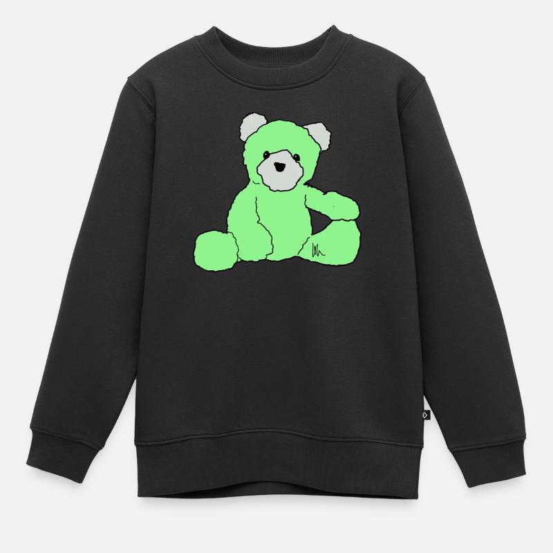 Teddy - Sweat Premium enfant bio - noir