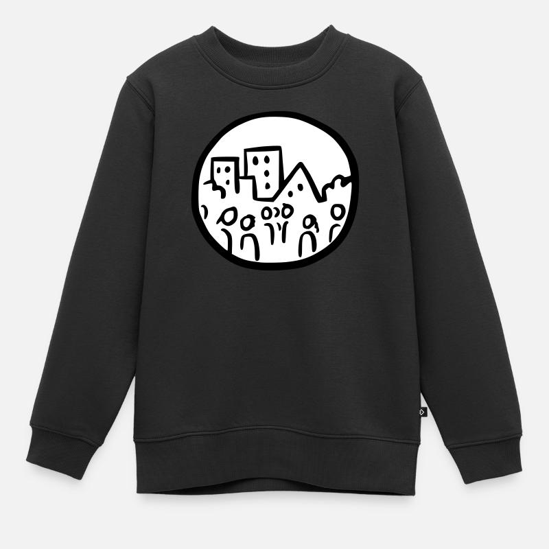 Home - Sweat Premium enfant bio - noir