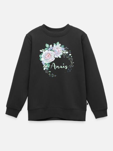 Pour Anaïs - Sweat Premium enfant bio - noir