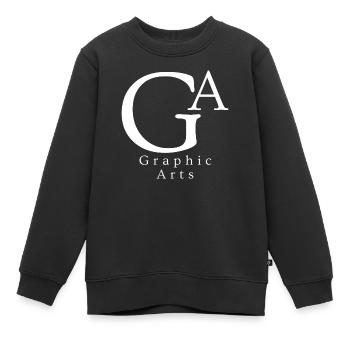 Arts graphiques - Sweat Premium enfant bio - noir - Devant - AI Model Kid Female (0cm)
