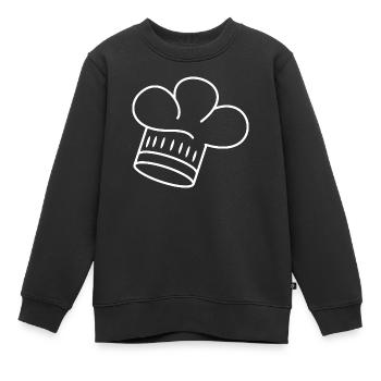 Toque - Sweat Premium enfant bio - noir - Devant - AI Model Kid Female (0cm)