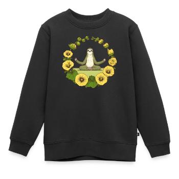 Zen-Trägheit - Kinder Premium Organic Sweatshirt - Schwarz - Vorne - AI Model Kid Female (0cm)