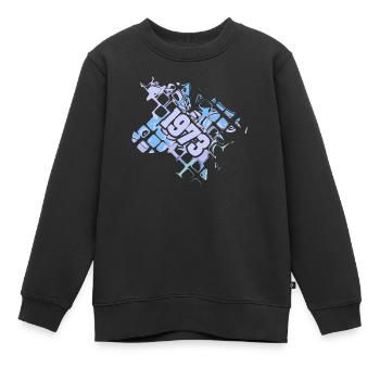 Nerd 1973 - Sweat Premium enfant bio - noir - Devant - AI Model Kid Female (0cm)