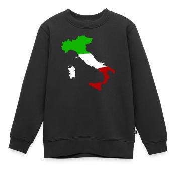 italien land - Kinder Premium Organic Sweatshirt - Schwarz - Vorne - AI Model Kid Female (0cm)