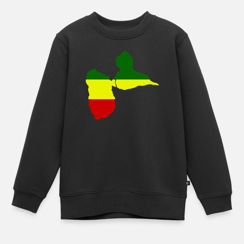 gwada_drapeau_1 - Sweat Premium enfant bio - noir