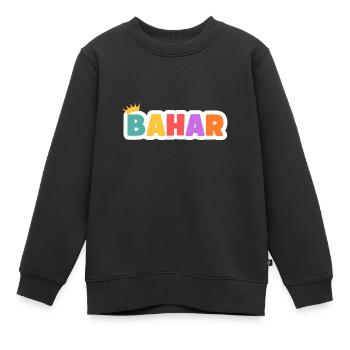 Bali! Personnalisable - Sweat Premium enfant bio - noir - Devant - AI Model Kid Female (0cm)