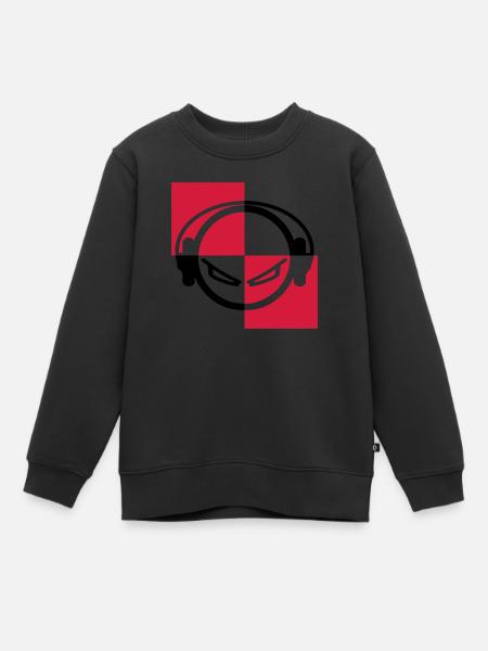 dj - Sweat Premium enfant bio - noir