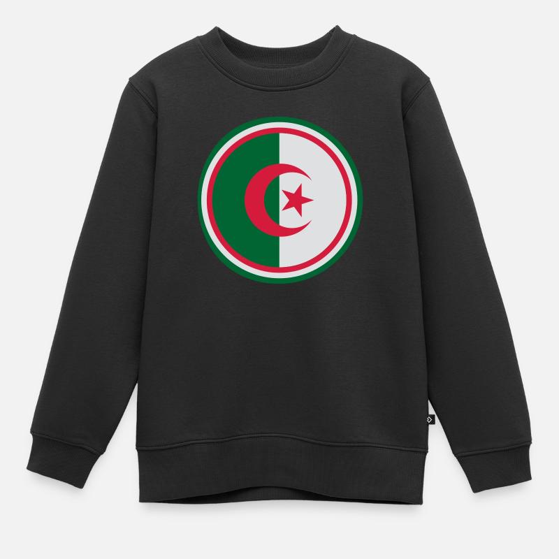 Algérie - Sweat Premium enfant bio - noir