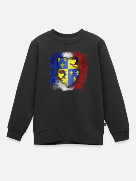 Dauphiné - Sweat Premium enfant bio - noir