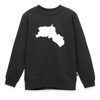 Kurdistan - Kinder Premium Organic Sweatshirt - Schwarz - Vorne - AI Model Kid Female (0cm)
