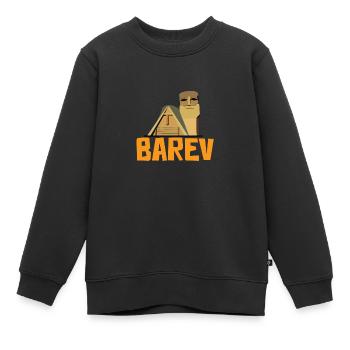 Armenie - Sweat Premium enfant bio - noir - Devant - AI Model Kid Female (0cm)