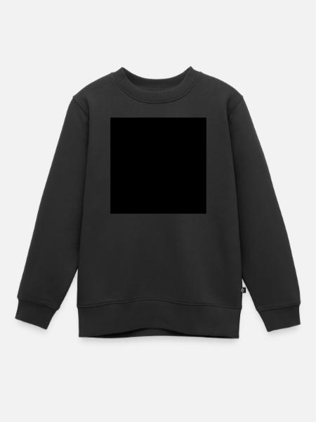 Carré - Sweat Premium enfant bio - noir