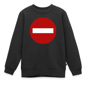 Sens Interdit - Sweat Premium enfant bio - noir - Devant - AI Model Kid Female (0cm)