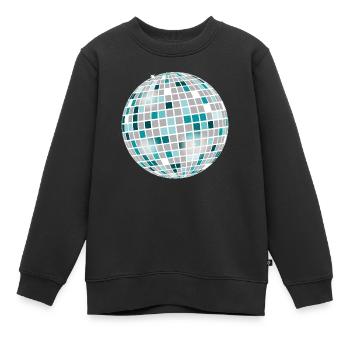 Diskokugel - Kinder Premium Organic Sweatshirt - Schwarz - Vorne - AI Model Kid Female (0cm)
