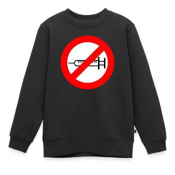 doc62 - Sweat Premium enfant bio - noir - Devant - AI Model Kid Female (0cm)