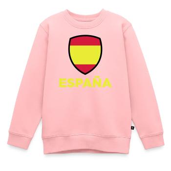 Drapeau national d'Espagne - Sweat Premium enfant bio - rose - Devant - AI Model Kid Female (0cm)