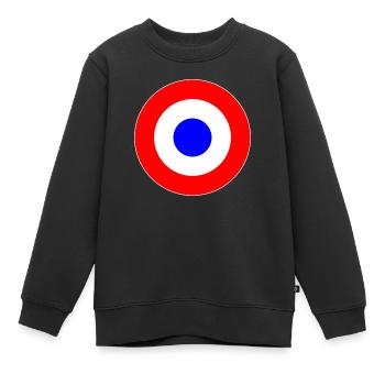 Niederlande Holland Netherlands Dutch Mod Target - Sweat Premium enfant bio - noir - Devant - AI Model Kid Female (0cm)