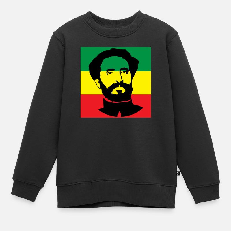 Reggae - Kinder Premium Organic Sweatshirt - Schwarz